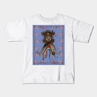 Steampunk Octopus Cuckoo Clock Kids T-Shirt